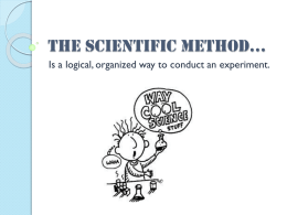The scientific method*