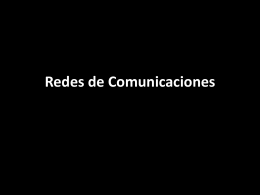 Redes de Comunicacionesx