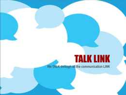 Talk Link Credential