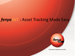 FenyaAST - Asset Tracking
