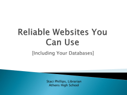 T-1 RELIABLE WEBSITES YOU CAN USEx
