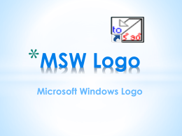 MSW Logo