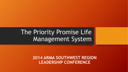 The Priority Life Management System