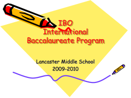 LMS IBO Program