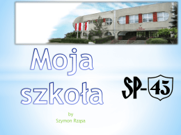 Szymon Rząsa - Szkoła Podstawowa nr 45 w Sosnowcu