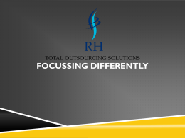 rh total outsourcing solutions commitment
