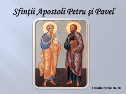 Viata Sf Ap Petru si Pavel