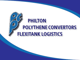 History of Philton PPC   Specialist manufacturer of transit packaging for over 40 years.    Expertise in Bulk packaging solutions    Our Keynote is Quality    Use technology from.