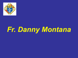 Fr. Danny Montana   ROGATIONIST ACADEMY St. Anthony’s Boys Village – Davao Baracatan Road , Toril Davao City, The Philipines Tel.