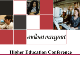 enrollment management Higher Education Conference   Enrollment Management in a National Context: Challenges and Responses for States and Institutions Oklahoma Enrollment Management Conference Oklahoma City  February 20,