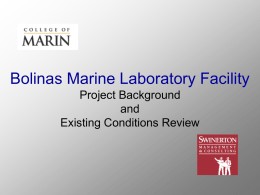 Bolinas Marine Laboratory Facility Project Background and Existing Conditions Review Wharf Road after 1906 earthquake.