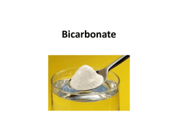 Bicarbonate   Bicarbonate is a truly strong universal concentrated nutritional medicine that works effectively in many clinical situations that we would not normally think.