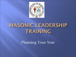 Planning Your Year • Introductions • Time Management • Planning Your Year • Eight Step Planning Process • Workshop Topics  • Publications.