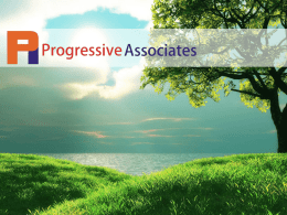 Business Overview  We, at Progressive Associates, are committed to achieve new landmarks in property development and solutions. Our company at present, provides property investment opportunities.