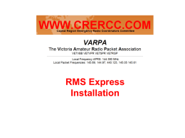 RMS Express Installation Downloading Go to:  ftp://autoupdate.winlink.org  Go to:  User Programs/  Choose:  RMS_Express_Setup_(version number).zip  Now run: RMS Express Setup.msi.