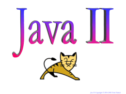 Java II--Copyright © 2001-2002 Tom Hunter Chapter 15  Multithreading  Java II--Copyright © 2001-2002 Tom Hunter.