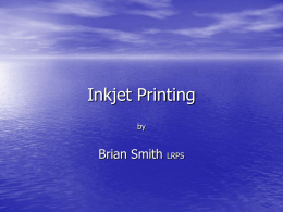 Inkjet Printing by  Brian Smith  LRPS Print Quality Factors • Colour Rendition – Colour Casts – Neutral Greys – Saturation – Smooth tones  • Brightness & Contrast • Sharpness • Other.
