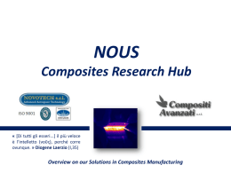 NOUS Composites Research Hub  « [Di tutti gli esseri...] il più veloce è l'intelletto (νοῦς), perché corre ovunque.