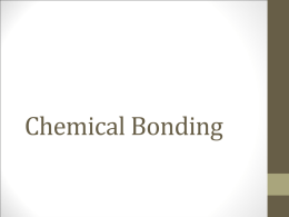 Chemical Bonding What are two elements joined together called? • Two elements chemically bonded together are called a compound. • A compound has different.