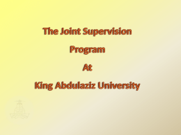  Introduction  King Abdulaziz university ha always been employing all efforts possible in order to ensure the success of its student that implies the.