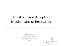 The Androgen Receptor: Mechanisms of Resistance  Ignacio Duran, MD UGC Oncología Integral Hospital Univ.