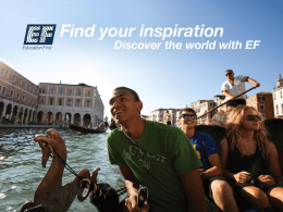 eftours.com   Why travel A little about myself Why I’m doing this Benefits to your child  eftours.com  Watch our Global Classroom video   Meeting Agenda EF Education First – – –  Who are they? What.
