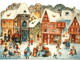 14102112   1.Dezember: Anna, Berta und Carla freuen sich wegen der leckeren Zimtsterne auf Weihnachten.
