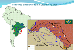 La cuenca binacional del Río Cuareim-Quarai  Lim. Cont.   PARA UNA GIC, ES NECESARIO… En el marco de GIRH… “…conocimiento de la cuenca y de su planicie.