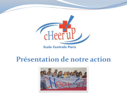 Ecole Centrale Paris  Présentation de notre action  Logo partenaire   Le cancer, ça n’arrive pas qu’aux autres … Le cancer: une véritable épidémie mondiale  Nos proches ,… … comme nous  En.