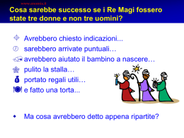 www.enomis.it  Cosa sarebbe successo se i Re Magi fossero state tre donne e non tre uomini?    Avrebbero chiesto indicazioni...  sarebbero arrivate puntuali&hellip;  avrebbero.