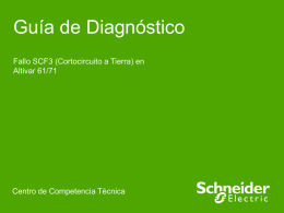 Guía de Diagnóstico Fallo SCF3 (Cortocircuito a Tierra) en Altivar 61/71  Centro de Competencia Técnica   Diagrama de Diagnóstico 2  Schneider Electric - Centro Competencia Técnica- Marc.