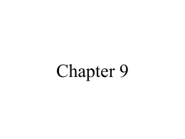 Chapter 9 COMPLETE THE RATIO: x Tan x = _____ __ Tan x =
