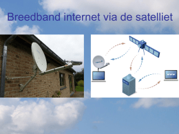 Breedband internet via de satelliet De tweeweg breedbanddienst via de Astra-satelliet is een ideale oplossing voor buitengebieden waar aanleg van vaste.