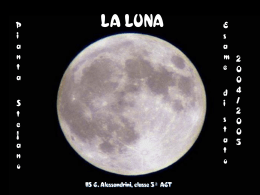 P i a n t a  LA LUNA  S t e f a n o IIS E. Alessandrini, classe 5ª AET  E s a m 2 e 0d 4 i /s 0 t 0 a 5 t o   “Alla luna” G.