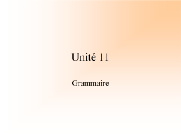 Unité 11 Grammaire   Persónufornöfn Frumlag Beint andlag / þolfallsandlag Óbeint andlag / þágufallsandlag   Persónufornöfn - Eintala nf.  þf.  þgf.  1.p.et.  je /j’  me / m’  me / m’  2.p.et.  tu  te / t’  te / t’  3.p.et.  il  le /
