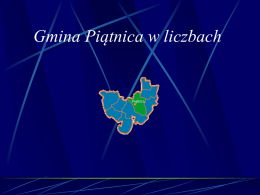 Gmina Piątnica w liczbach   Charakterystyka gminy Gmina Piątnica położna jest we wschodniej części woj.