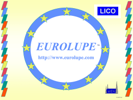 EUROLUPE  TM  http://www.eurolupe.com  Eurolupe01.ppt   Illuminated Magnifiers ..easy profit, easy loss.. from Hellmut Miksch 1999 & 2007   Meaning of optical inspection • Check of PCBs  Yes  • Annual cost of 1 employee  20.000 € / a.