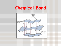 Chemical Bond   แรงยึดเหนี่ยวอนุภาคของสาร แรงยึดเหนี่ยวภายในโมเลกุล แรงยึดเหนี่ยวทางเคมี  พันธะโคเวเลนต์ , พันธะไอออนิก, พันธะโลหะ  แรงยึดเหนี่ยวระหว่ างโมเลกุล แรงแวนเดอร์ วาลส์ , พันธะไฮโดรเจน   พันธะไอออนิก   พันธะไอออนิก Na  +  Cl  Na+ +  Cl-   พันธะไอออนิก   พันธะไอออนิก ไอออนบวกและไอออนลบของธาตุบางธาตุในตารางธาตุ Li+  N3-  O2-  F-  Al3+  P3-  S2-  Cl-  As3-  Se2-  Br-  Te2-  I-  H+ H-  Na+  Mg2+  K+  Ca2+  โลหะทรานซิชันอาจเกิดไอออน มากกว่ า 1 ชนิด เช่ น Cr2+ Cr3+  Ga3  Rb+  Sr2+  Mn2+ Mn3+ Fe2+ Fe3+