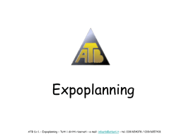 Expoplanning ATB S.r.l. – Expoplanning – Tutti i diritti riservati – e-mail: infoatb@atbsrl.it – tel.