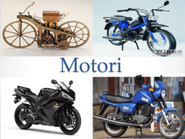 Motori   Prvi motor na svetu • Gottlieb Daimler je davne 1885 godine stvorio prvi pravi motocikl na svetu i nazvao ga "Reitwagen" ili.