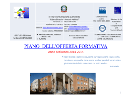 ISTITUTO D’ISTRUZIONE SUPERIORE “Albert Einstein - Antonio Nebbia” Via Abruzzo, s.n.  60025 LORETO (AN)  telefono: 071 7507611 fax: 071 7507660 email: anis00800x@istruzione.it internet: www.einstein-nebbia.gov.it pec: anis00800x@pec.istruzione.it Codice Istituto: