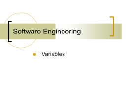 Software Engineering   Variables The data literacy test      Count 1.0 if you know what the concept means. Count 0.5 if you believe you know what the.