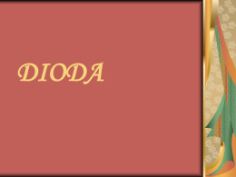 DIODA   Co to jest dioda ? Dioda – dwuzaciskowy (dwuelektrodowy) element elektroniczny, który przewodzi prąd elektryczny w sposób niesymetryczny, to jest bardziej w jednym kierunku niż w.
