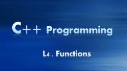  أي تابع بلغة الـ   C++ يتألف من قسمين أساسيين  :     (1     ترويسة التابع   : function header وهي توجد في بداية التابع وتتألف.