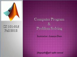 MATLAB (Matrix Laboratory):- It is a powerful language for technical computing.