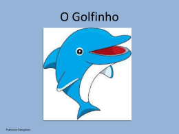 O Golfinho  Francisco Gonçalves   O golfinho ou delfim é um animal da ordem dos cetáceos que pertence à família dos delfinídeos.