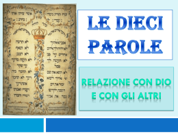 Testo e contesto   Due redazioni  Es  Dt 5   Contesto:  Liberazione  dall&rsquo;Egitto  alleanza al Sinai  Mos&egrave;  Ma tono &ldquo;universale&rdquo;