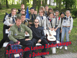 Leon Zadurski to postać tragiczna. Był uczniem gimnazjum i harcerzem .