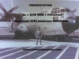 Abdeslam BOUZIANE , Un Jeune TANGEROIS , Bachelier Math – Elem , Diplômé de l’Ecole Normale de Aïn – Sebaa à Casablanca «
