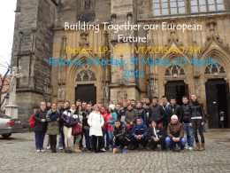 Building Together our European Future! Proiect LLP-LdV/IVT/2013/RO/391  Polonia, Wroclaw, 31 Martie-20 Aprilie  DESPRE PROIECT: Urmarind o buna pregatire profesionala practica a elevilor Colegiului Tehnic “Ion Mincu”